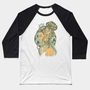 Sage Green Beauty Queenv Baseball T-Shirt